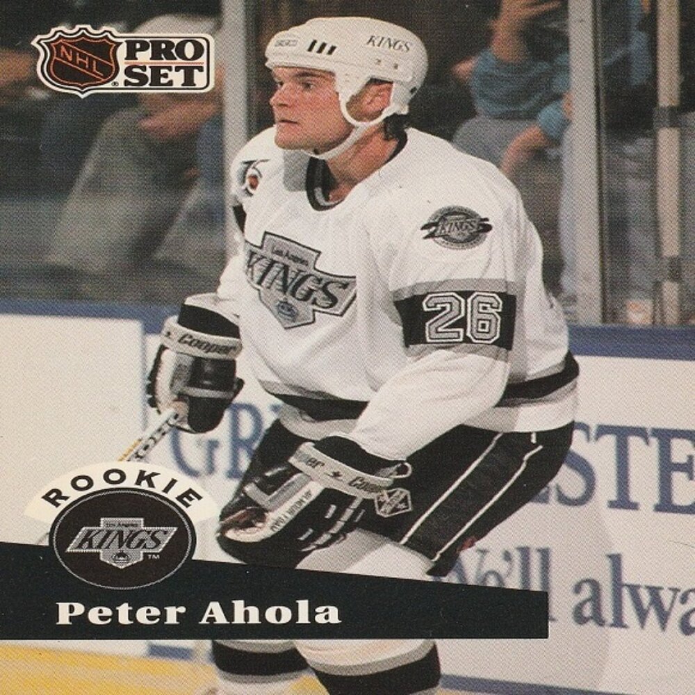 Peter Ahola - 1991 Pro Set Rookie Card